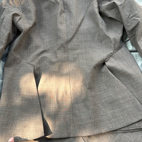 Leon Max Limited Edition Heather Brown Wool-Blend Blazer - Size 10 & Pants Sz 8 - Picture 7 of 11